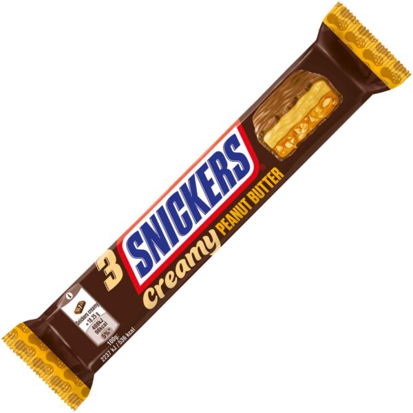 Snickers Trio Creamy Peanut Butter 54 75g No1 0800