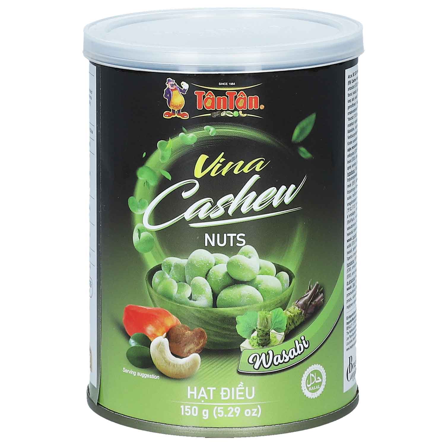 tan-tan-vina-cashew-nut-wasabi-150g-no1-1644 Tan Tan Vina Cashew Nut Wasabi 150g No1 1644