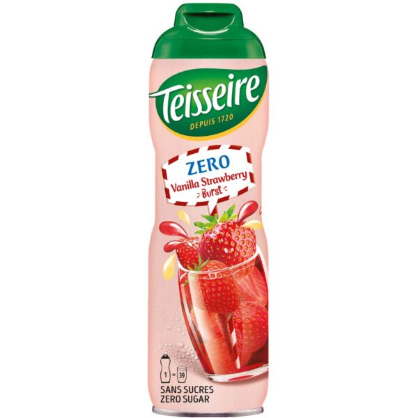 Teisseire Zero Erdbeer Vanille 600ml No1 0359