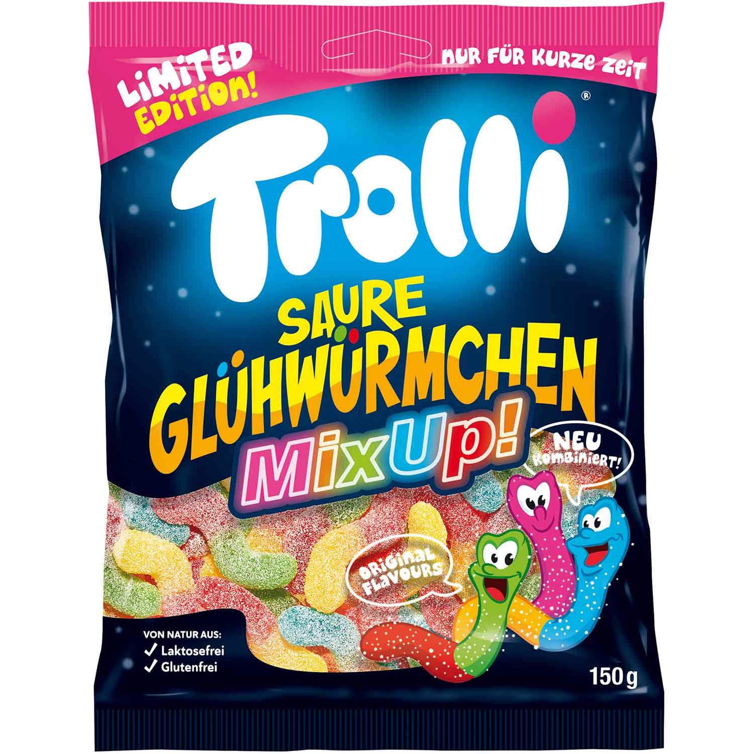 trolli-saure-gluehwuermchen-mixed-up-150g-no1-3014 Trolli Saure Gluehwuermchen Mixed Up 150g No1 3014