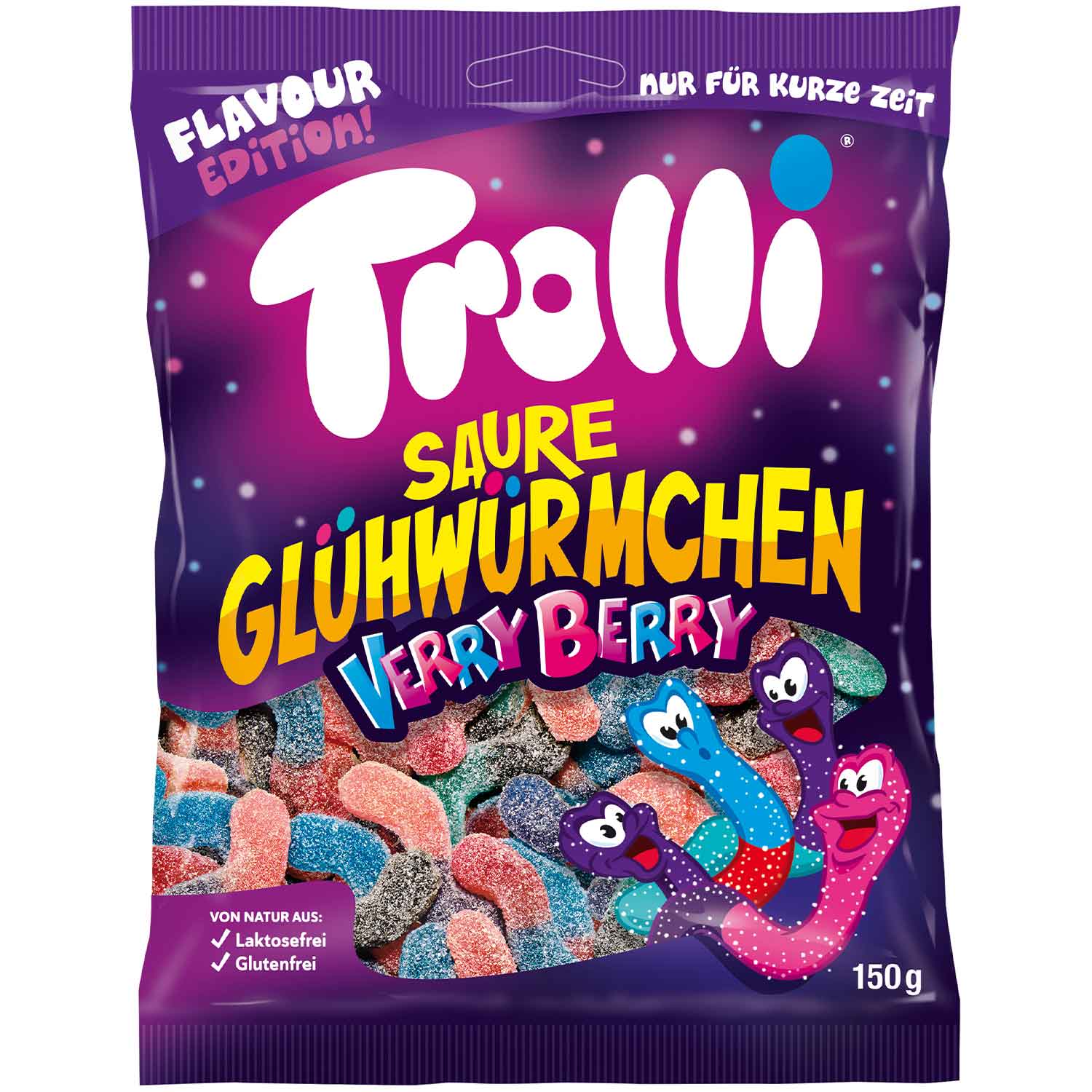 trolli-saure-gluehwuermchen-verry-berry-150g-no1-0742 Trolli Saure Gluehwuermchen Verry Berry 150g No1 0742