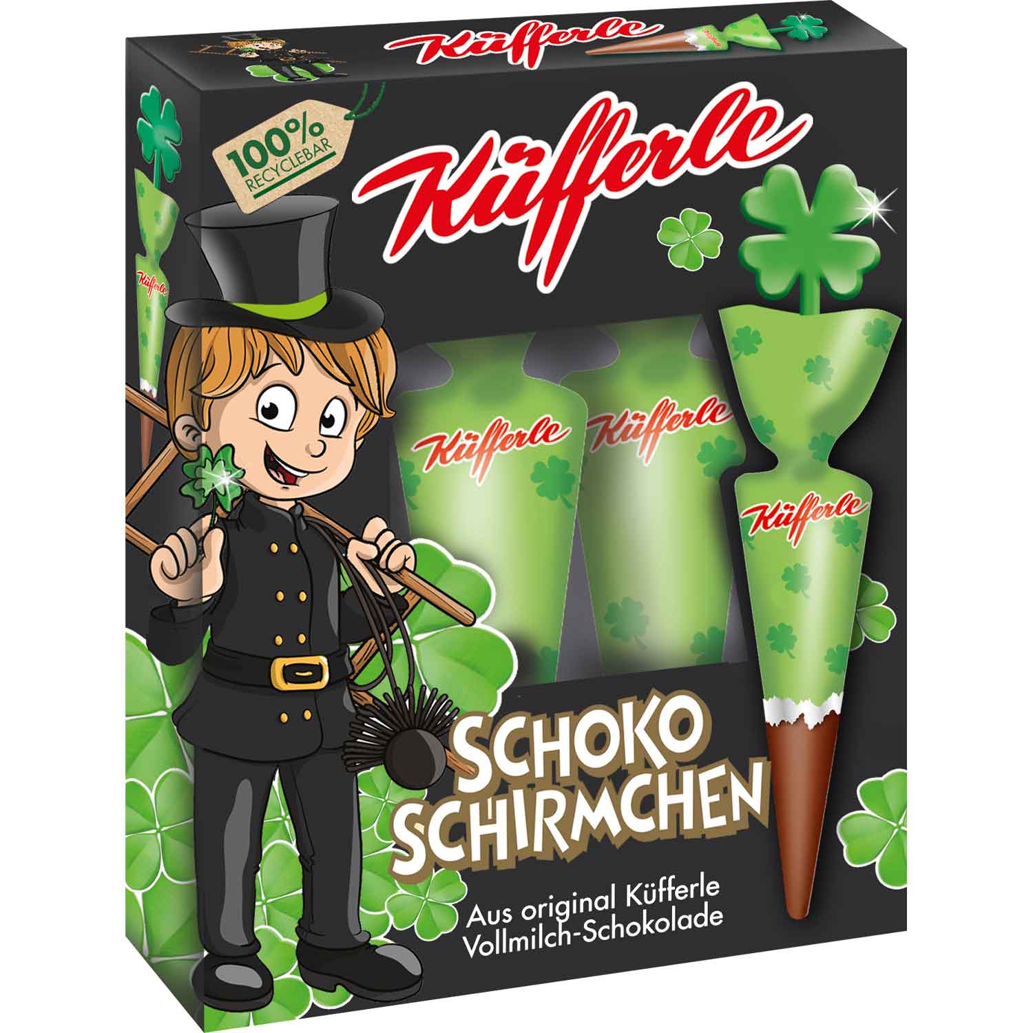 kuefferle-schokoschirmchen-gluecksbringer-4er-no1-0616